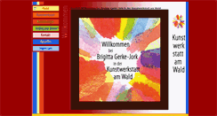 Desktop Screenshot of kunstwerkstatt-am-wald.de